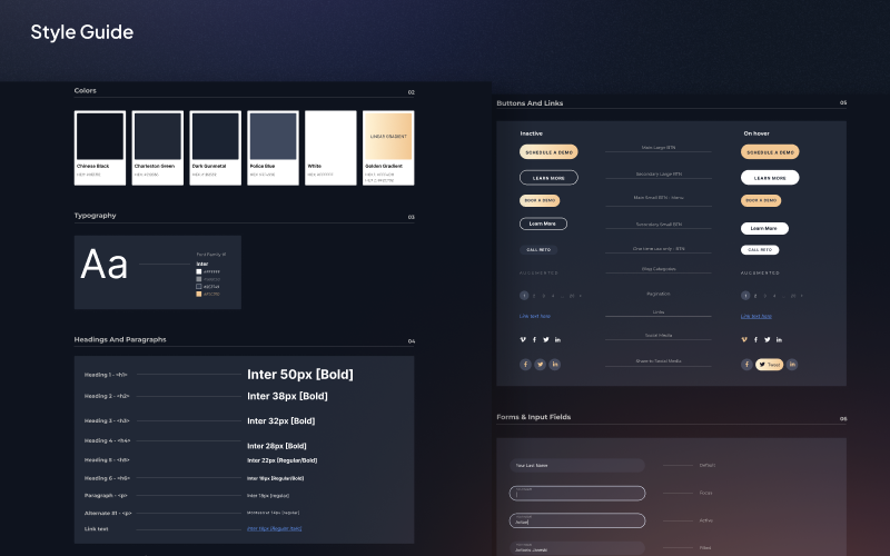 Website to communicate AR innovation and ingenuity screenshot 2