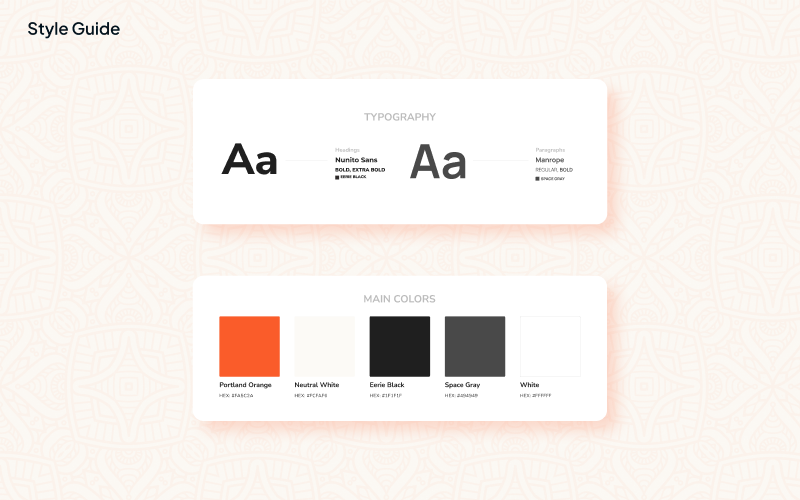 Vibrant and fresh look for organic supplements screenshot 3