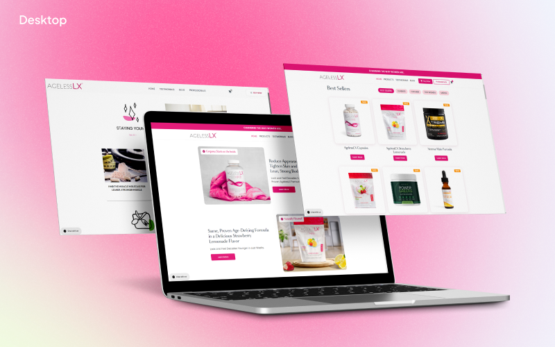 Rejuvenating design for an ageless experience screenshot 1