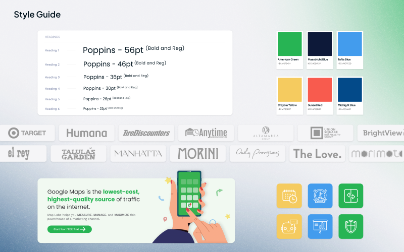 Data-rich interface for Google Maps analytics screenshot 4