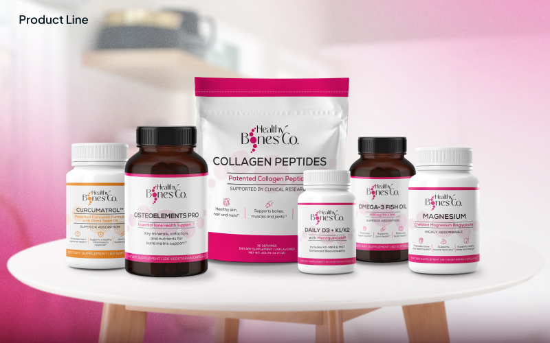 Bone health shop website with a modern twist screenshot 3