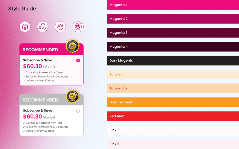 Bone health shop website with a modern twist screenshot 4