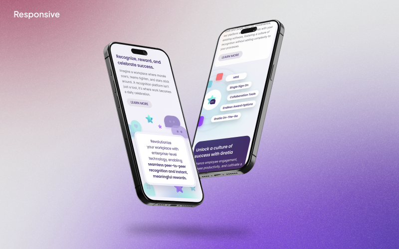 Fun and eccentric interface for a HR solution screenshot 2