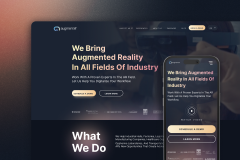 Website to communicate AR innovation and ingenuity