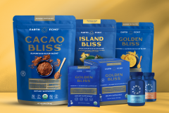 Cohesive packaging design that communicates wellness