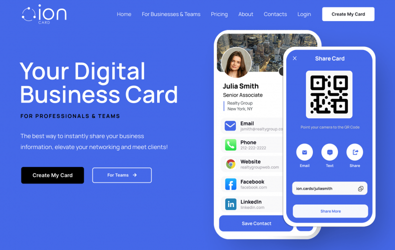 ION CARD MOBILE APP & ADMIN WEB APP screenshot 4