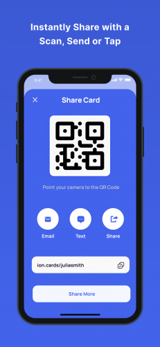 ION CARD MOBILE APP & ADMIN WEB APP screenshot 2