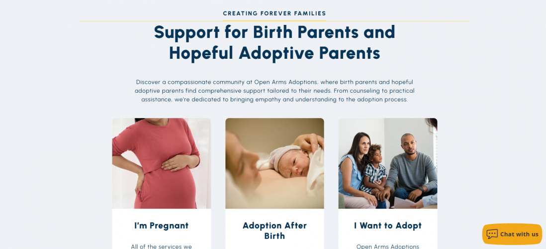 Open Arms Adoption screenshot 1