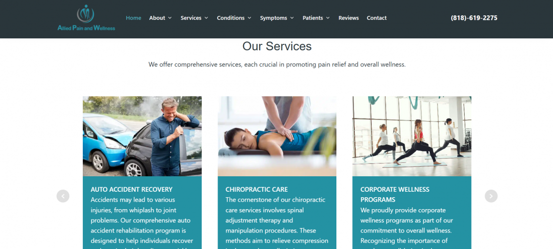 Allied Pain and Wellness screenshot 2