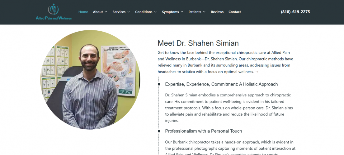 Allied Pain and Wellness screenshot 1