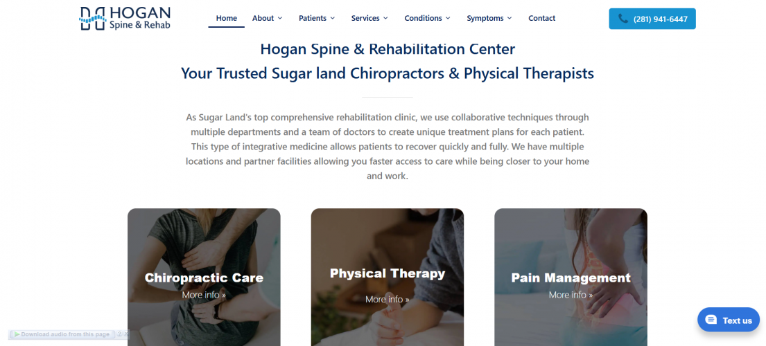 Hogan Spine & Rehabilitation screenshot 3