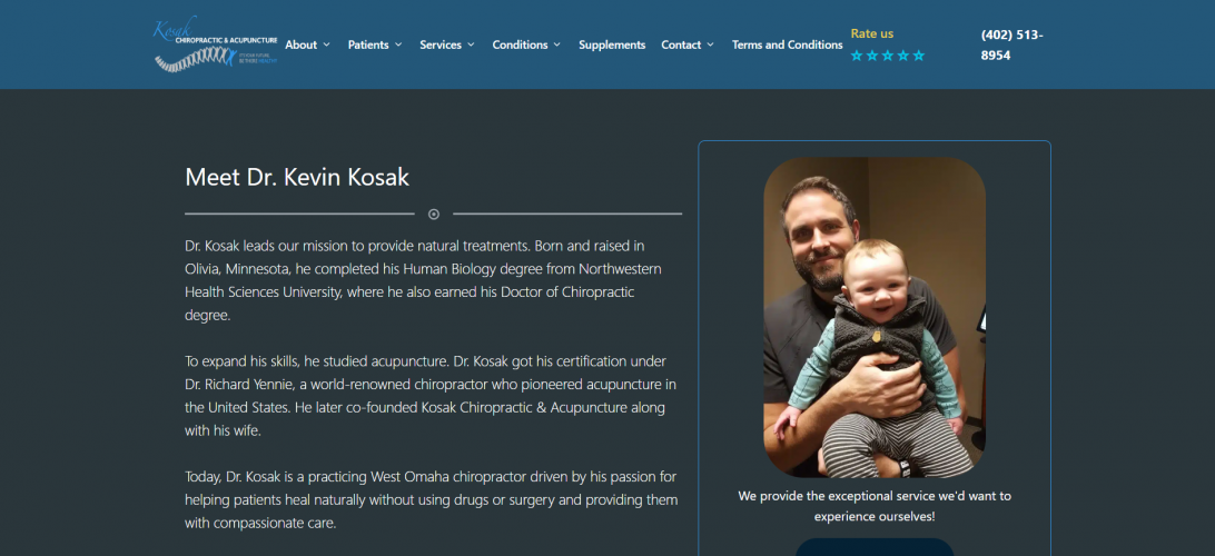 Kosak Chiropractic & Acupuncture screenshot 1