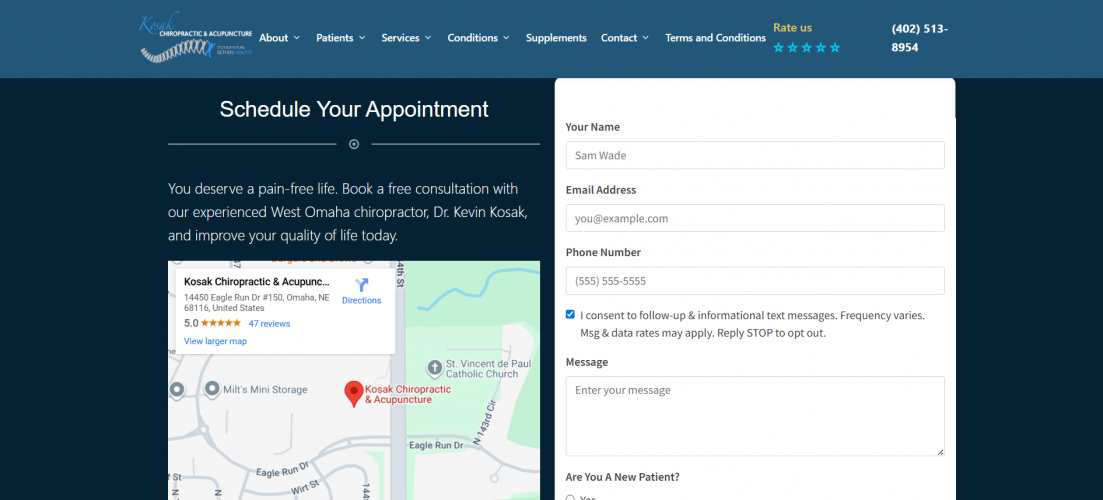 Kosak Chiropractic & Acupuncture screenshot 2