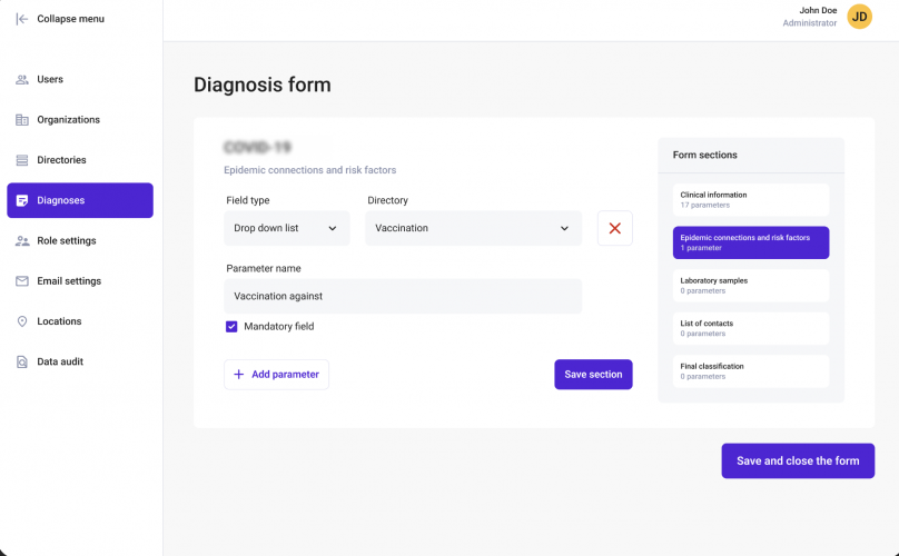 Disease Notification System screenshot 2