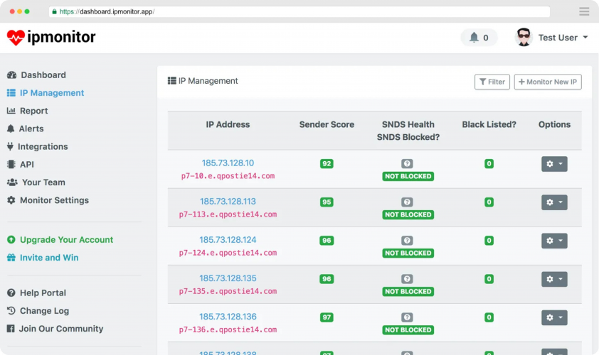 Email marketing tool screenshot 1