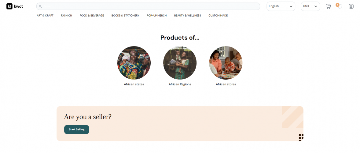 Kwot - Online Marketplace for African Products screenshot 2
