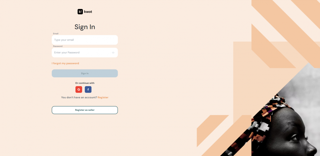 Kwot - Online Marketplace for African Products screenshot 3