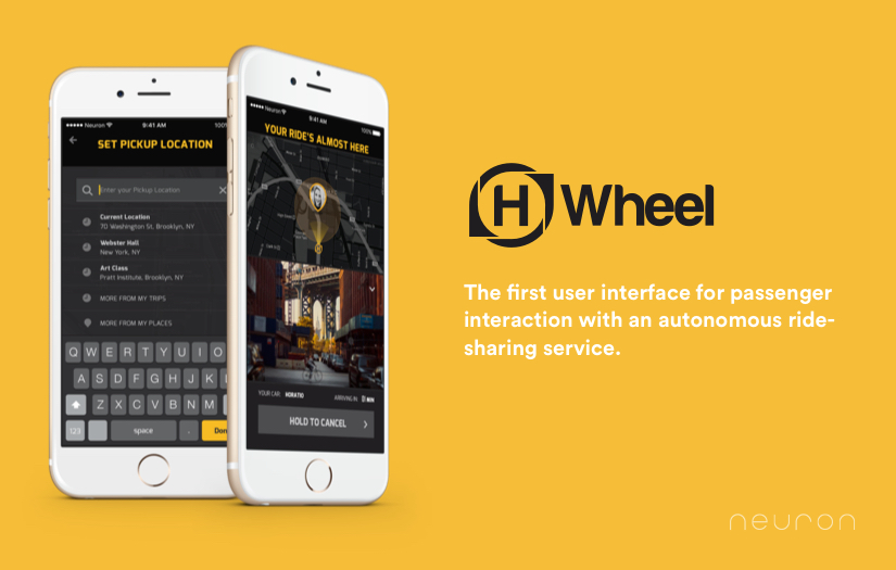 Mobile App UX/UI - Autonomous Ridesharing screenshot 1