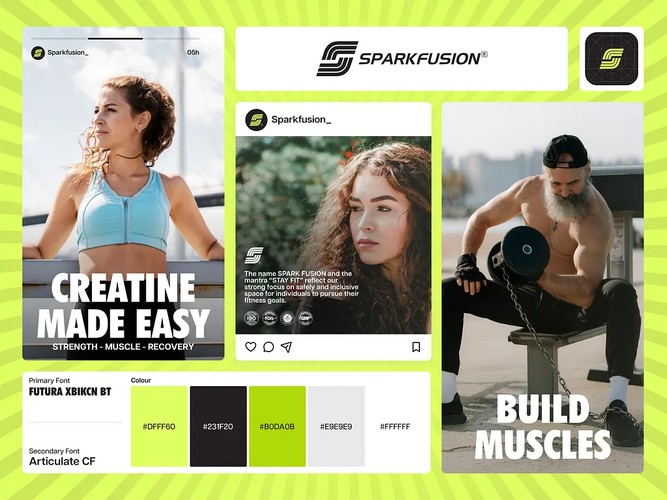 Spark Fusion | Fitness E-commerce Website UI/UX Design screenshot 1