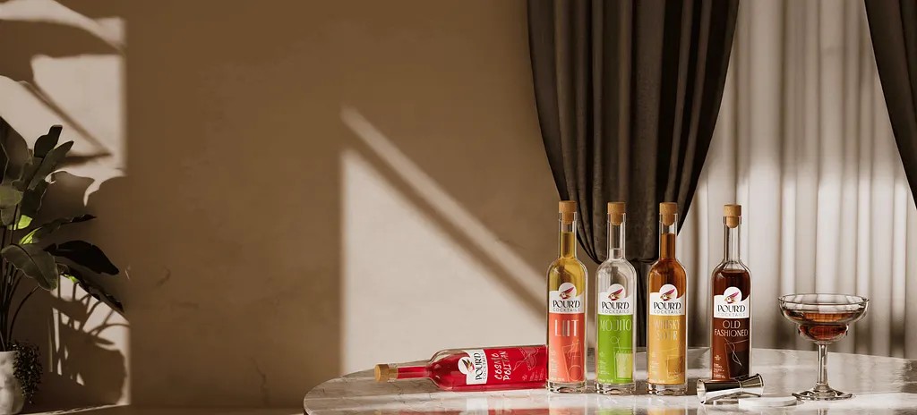 Pour’d Cocktails | UI/UX Design & 3D Product Visualization screenshot 5