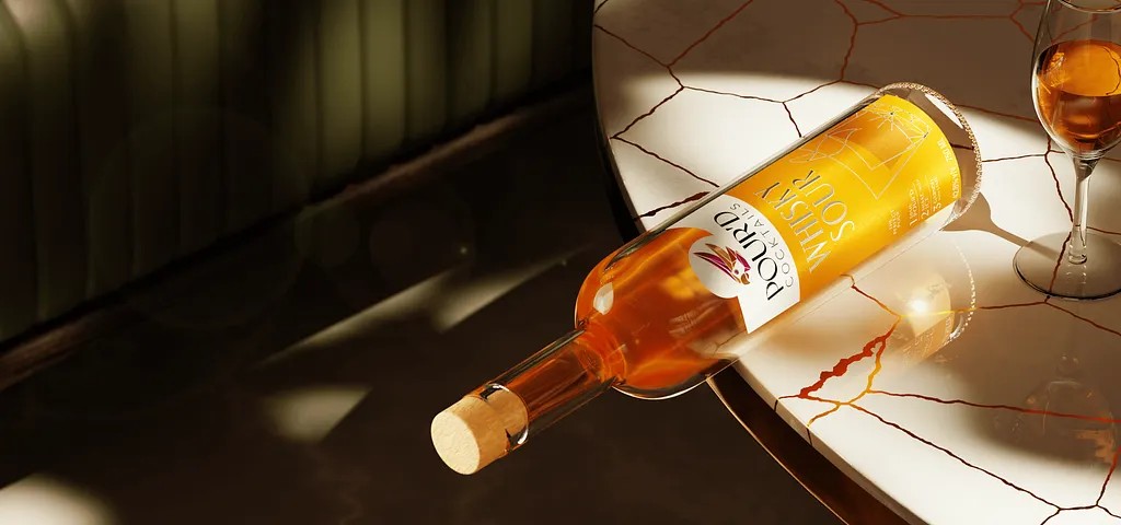 Pour’d Cocktails | UI/UX Design & 3D Product Visualization screenshot 3