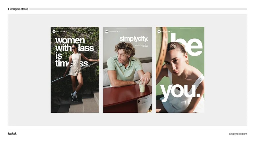 Typical Fashion | Branding, UI/UX & Shopify Design screenshot 1