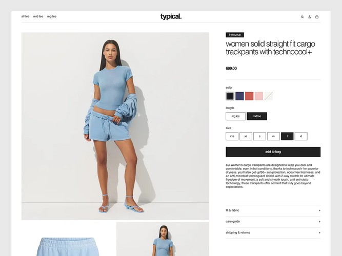 Typical Fashion | Branding, UI/UX & Shopify Design screenshot 3