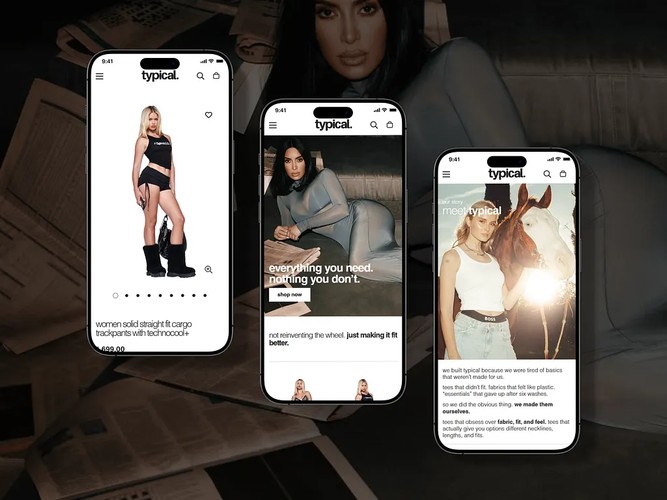 Typical Fashion | Branding, UI/UX & Shopify Design screenshot 4