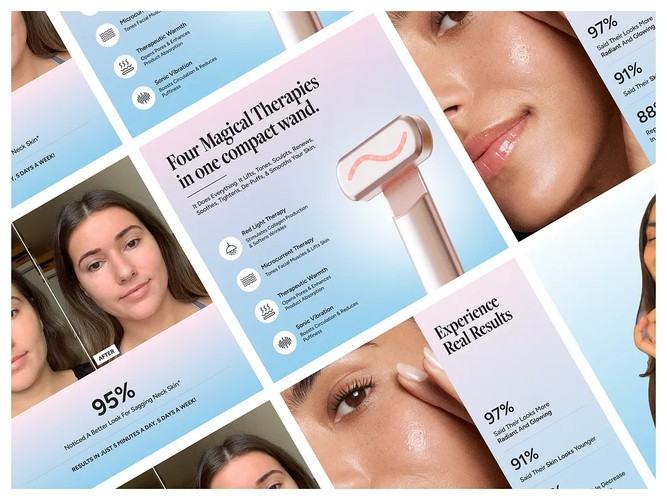 NYRA Skincare | UI/UX, Shopify & 3D Design screenshot 2