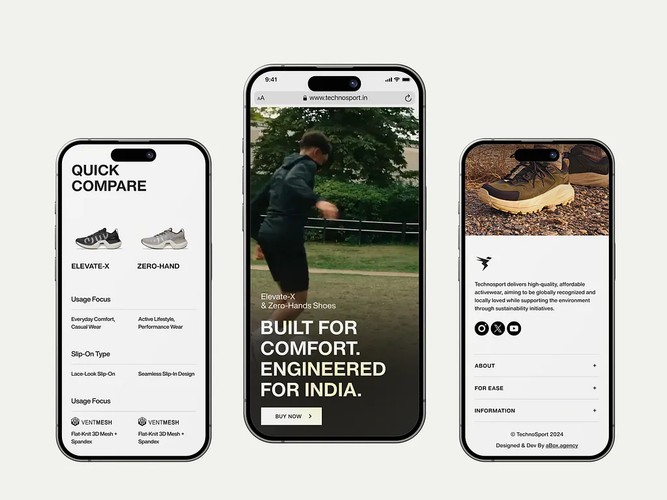 Technosport | UI/UX & Shopify Design screenshot 1