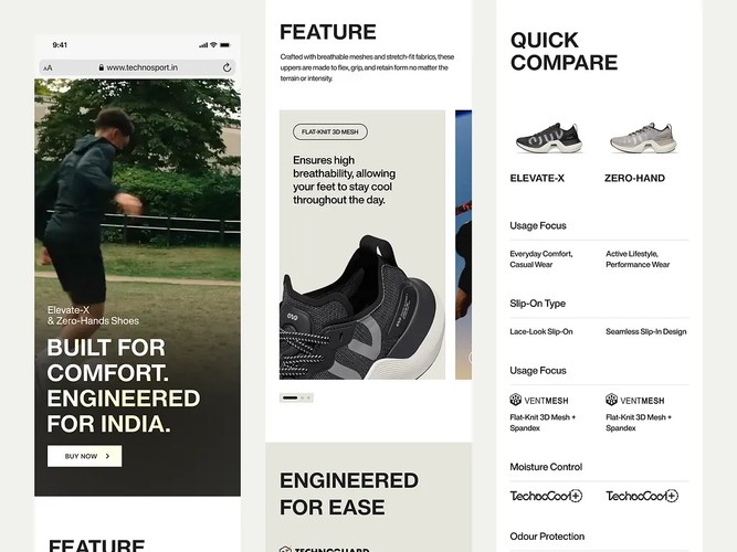 Technosport | UI/UX & Shopify Design screenshot 4