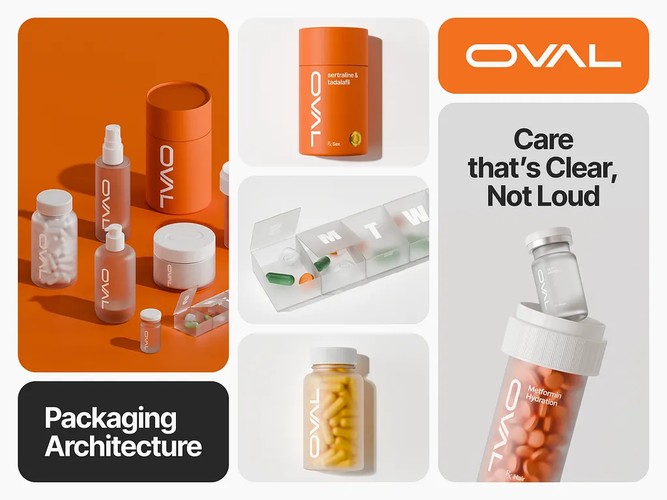 Oval Healthcare | Branding, Packaging, UI/UX & 3D Design screenshot 3