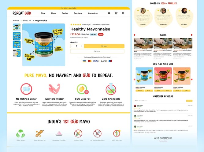 Repeat Gud UI/UX & Shopify Design screenshot 3