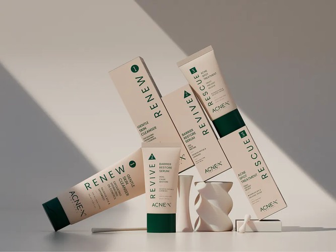 Acne-X Skincare | UI/UX, Shopify & 3D Design screenshot 2