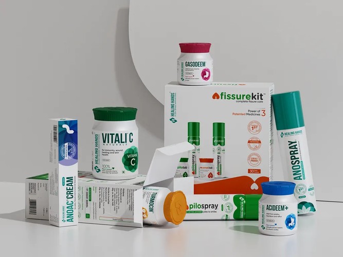 Healing Hands Wellness | 3D Product Visualization & Packaging Design screenshot 1