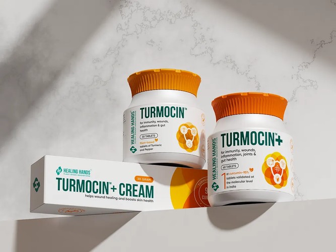 Healing Hands Wellness | 3D Product Visualization & Packaging Design screenshot 2