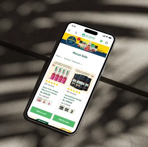 Dr. Vaidya’s Ayurveda | E-Commerce, UI/UX & Web Development screenshot 1