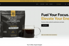 Compound Coffee | 3D Renders, Website Design & Website Development 