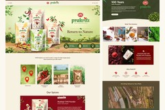 MTR Prakriti | UI/UX, Shopify & 3D Design