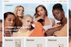Acne-X Skincare | UI/UX, Shopify & 3D Design