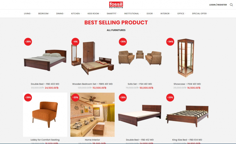 Fossil Furniture Digital Marketing, Video Editing and Web Development  screenshot 3