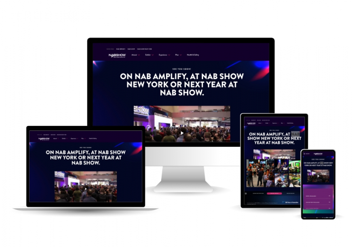 Migration to WordPress from Drupal for the largest trade show of global broadcasters. screenshot 1