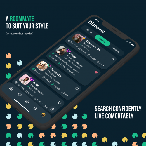Bringing the Roomaters Mobile App to Life screenshot 1