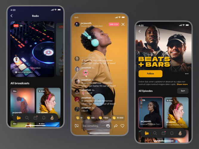 Transforming Whalebones Music Streaming Experience screenshot 1
