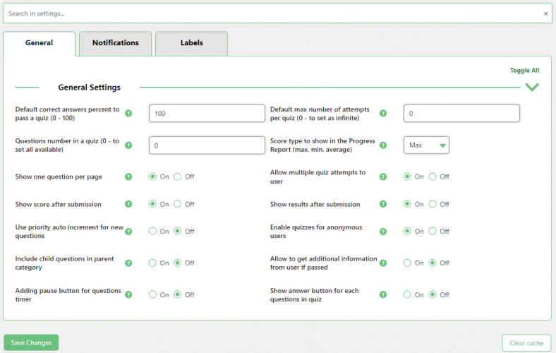 WordPress Quiz Manager Plugin screenshot 5