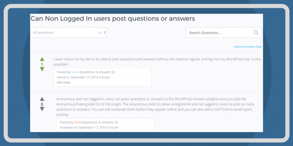 WordPress Question and Answer Plugin screenshot 5