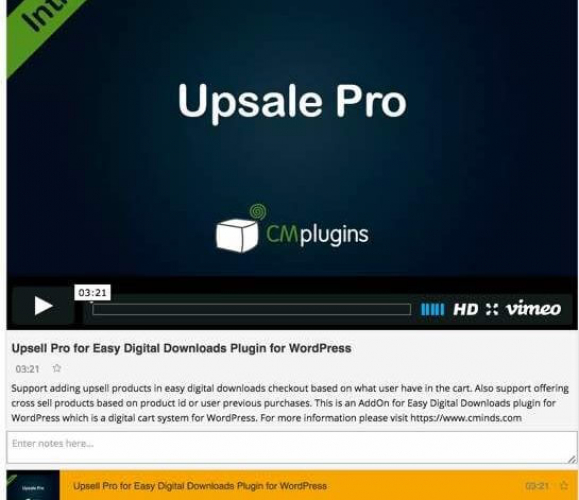 WordPress Video Lessons Manager Plugin screenshot 5