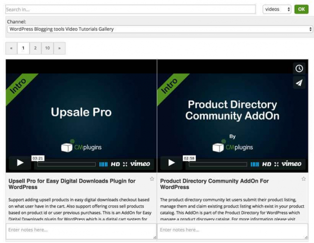 WordPress Video Lessons Manager Plugin screenshot 3