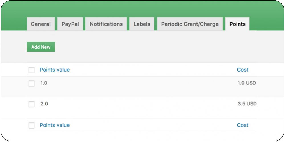 WordPress MicroPayments Plugin screenshot 1