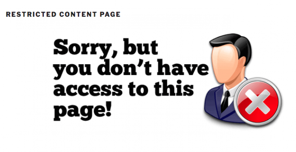 WordPress Restricted Site Access screenshot 1